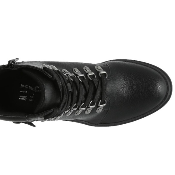 New Black Lace-up Boots - Picture 5 of 5